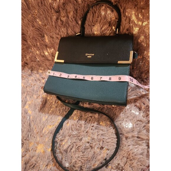 Dune London Womens Teal/Mustard Top Handle Bag - Picture 8 of 8